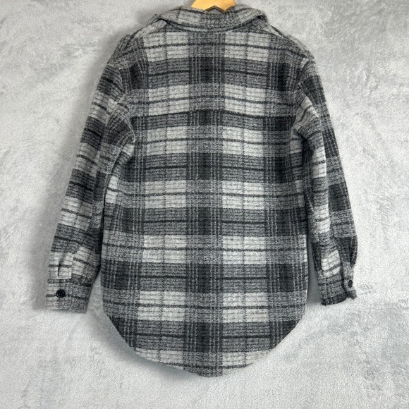 Joie Plaid Shirt Jacket Shacket S Relaxed Fit Coastal Old Money Quiet Luxury - Picture 2 of 8